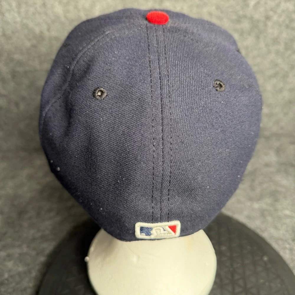 New Era 59FIFTY Boston Red Sox Hat MLB Authentic On-Field Navy Blue Fitted 7 1/4